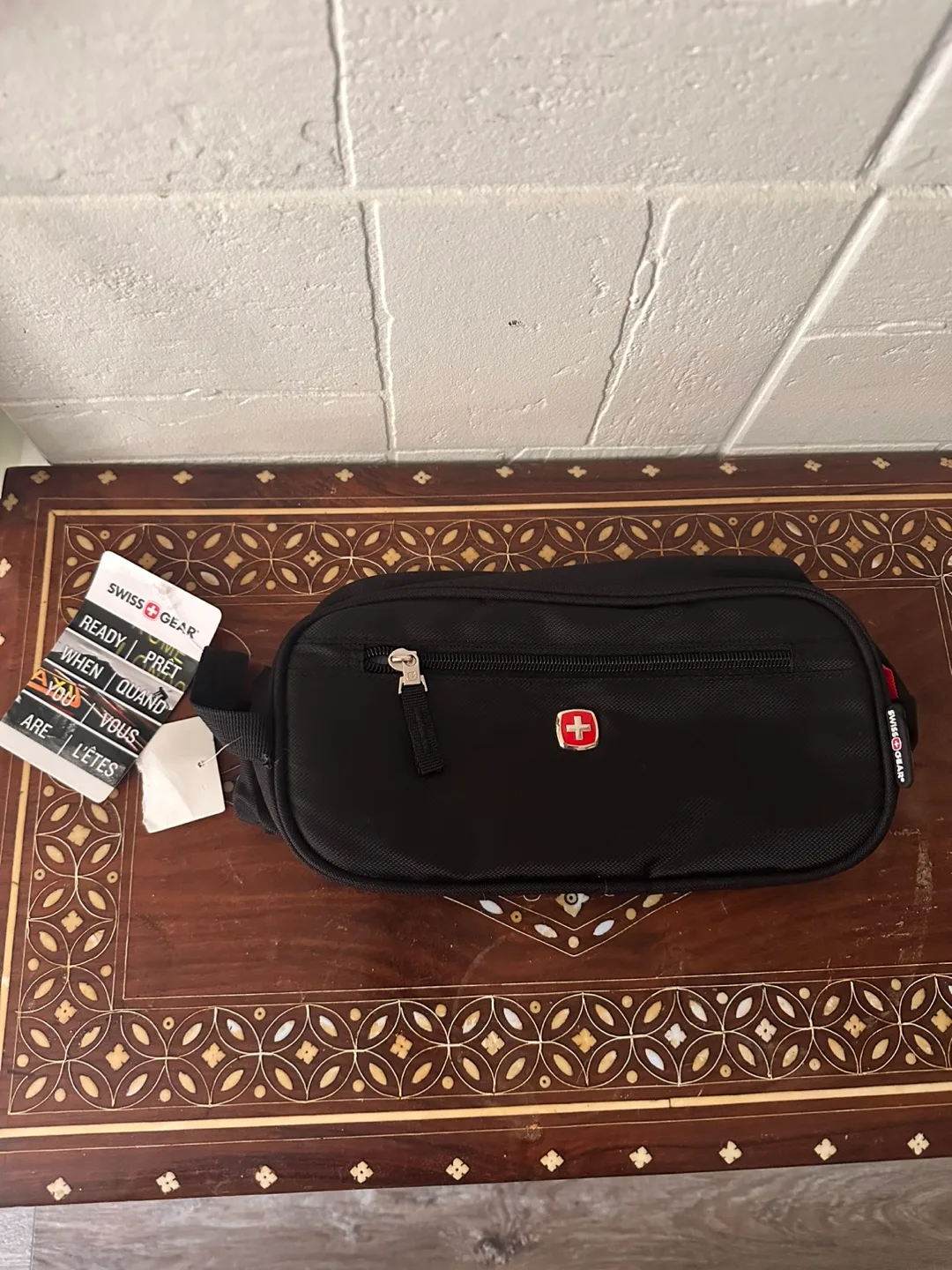 Swiss Gear Black Belt Bag - New with Tags! thumbnail