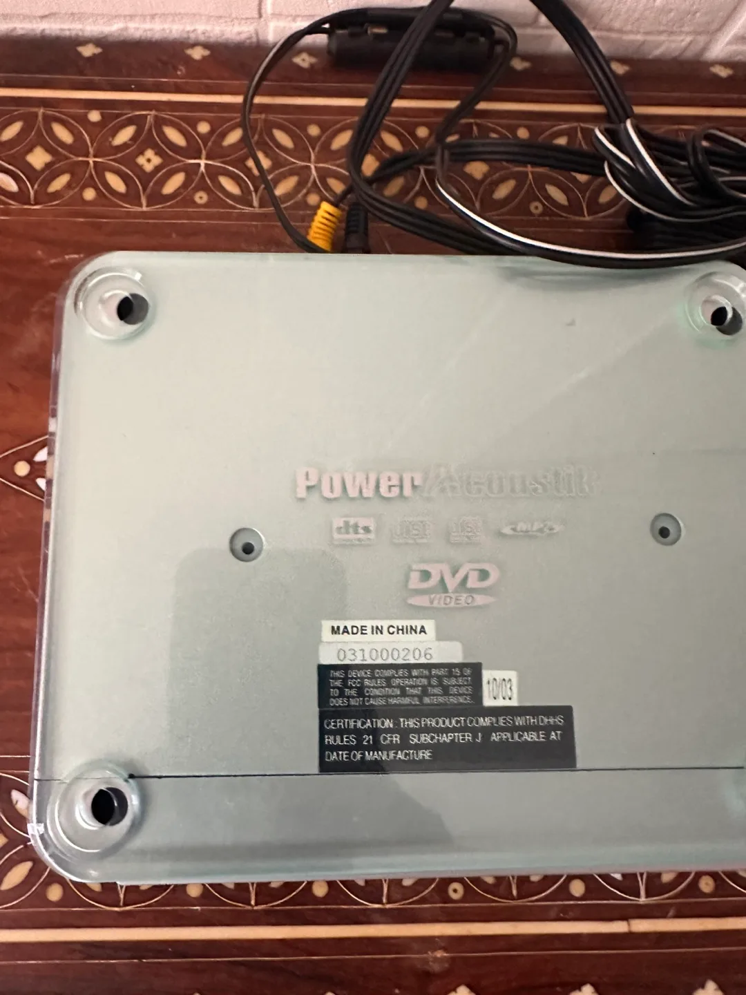 Power Acoustik PADVD-330 DVD Player image indicator(2)