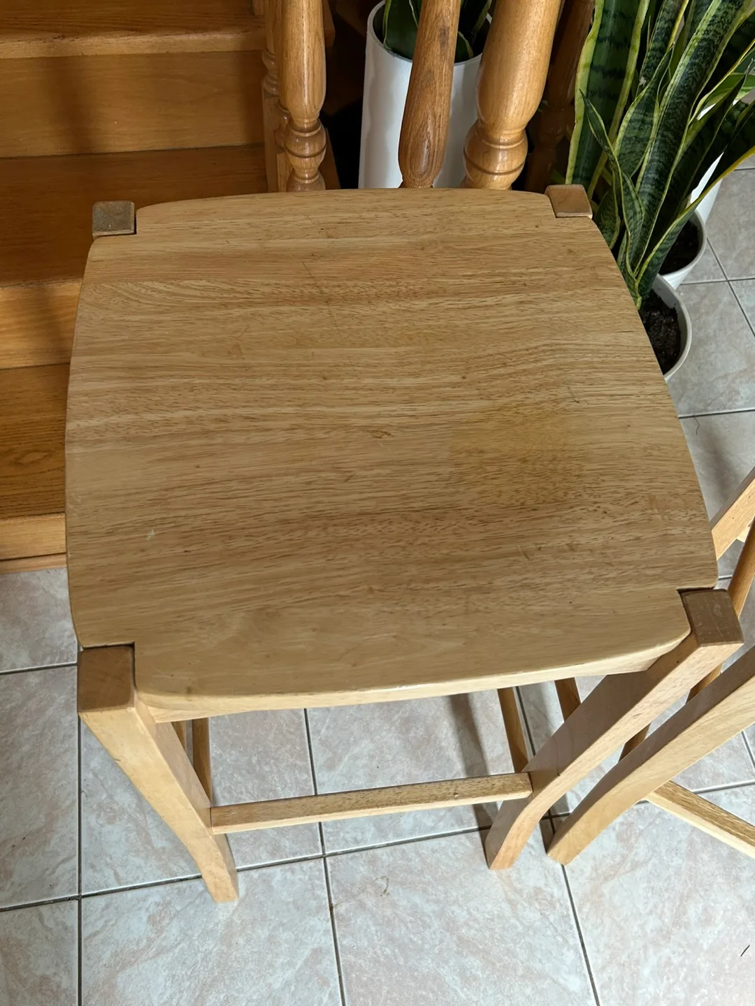 Wooden Bar Stools - Set of 2 ( 25$ each) image indicator(2)