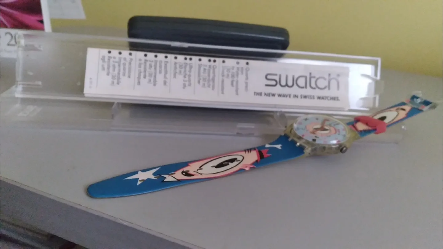 1991 Swatch Watch Gulp GK139 Designed by Massimo Giacon image indicator(4)