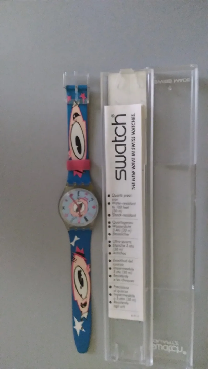 1991 Swatch Watch Gulp GK139 Designed by Massimo Giacon image indicator(5)