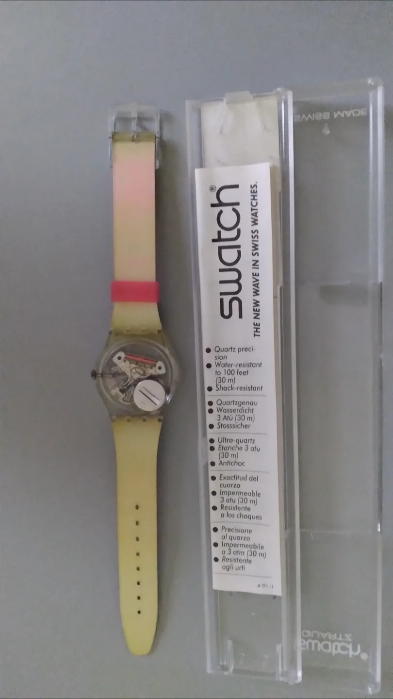 1991 Swatch Watch Gulp GK139 Designed by Massimo Giacon image indicator(6)