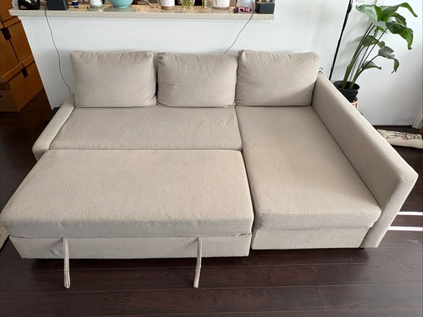 Ikea Friheten Beige Sofabed image indicator(3)
