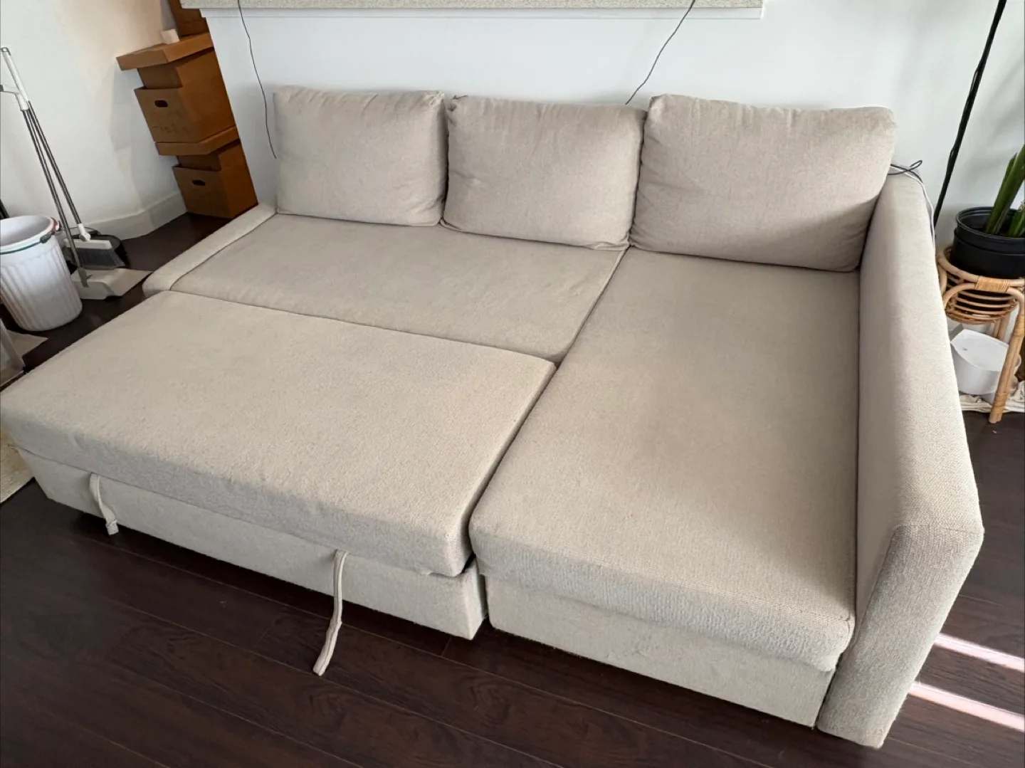 Ikea Friheten Beige Sofabed image indicator(2)