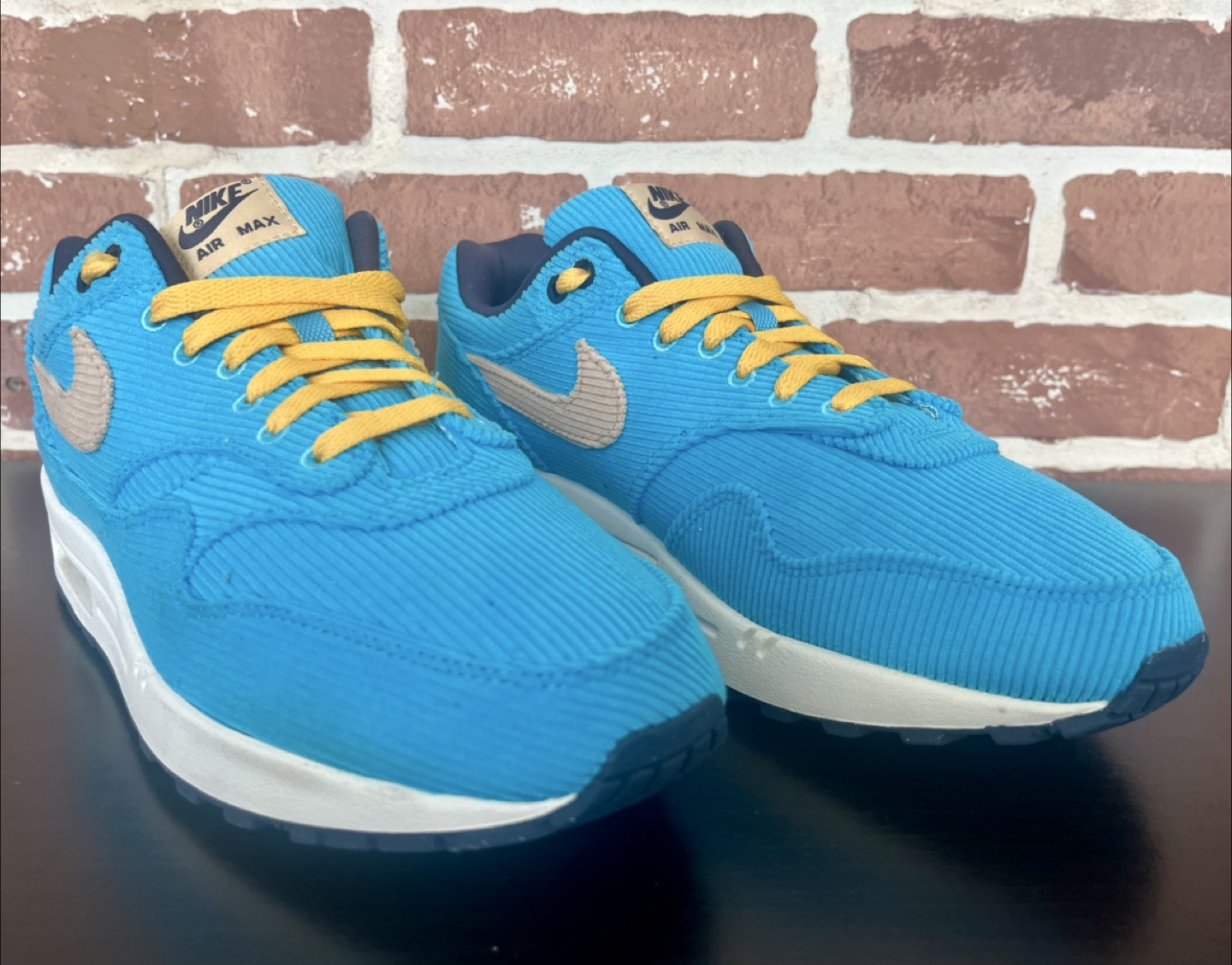 Size 9 - Nike Air Max 1 Corduroy Baltic Blue - photo 2