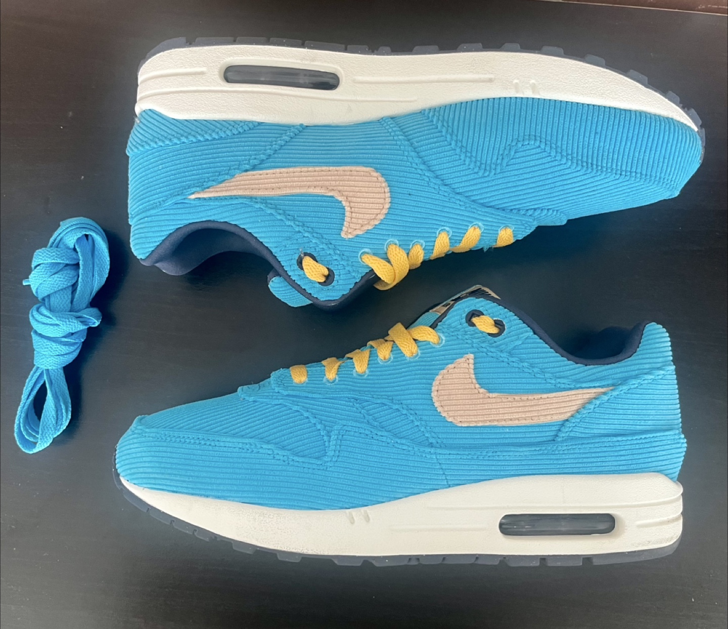 Size 9 - Nike Air Max 1 Corduroy Baltic Blue - photo 5