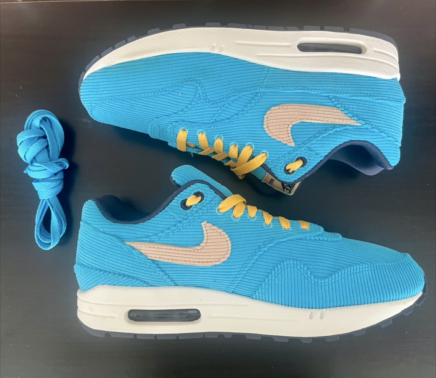 Size 9 - Nike Air Max 1 Corduroy Baltic Blue - photo 4