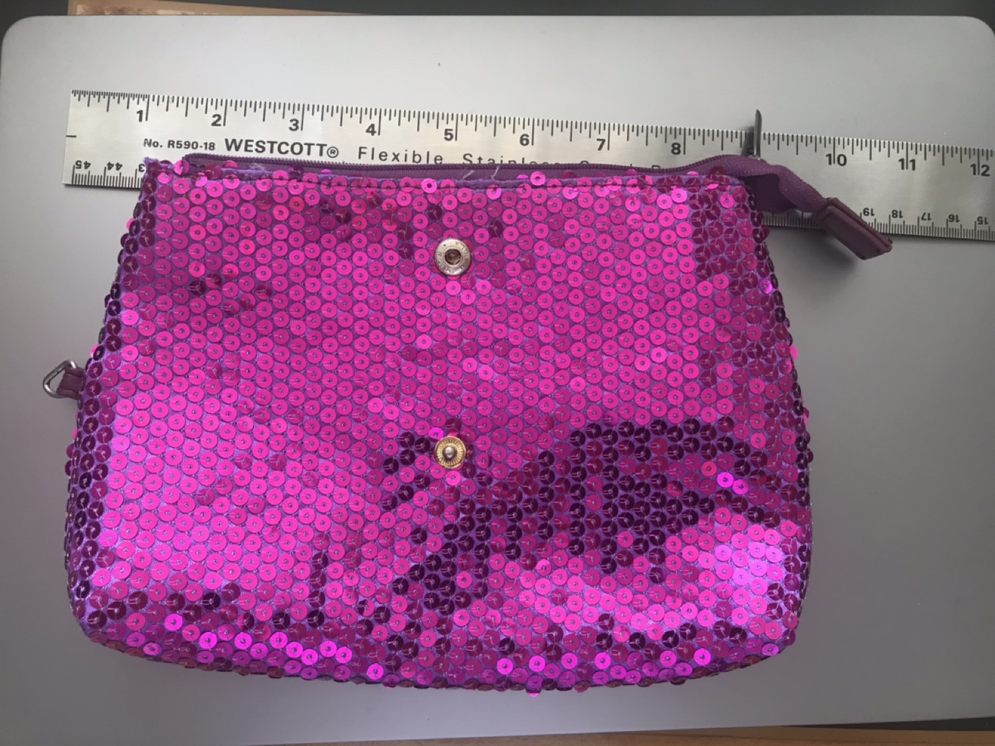 Pink Sequin Clutch - photo 2