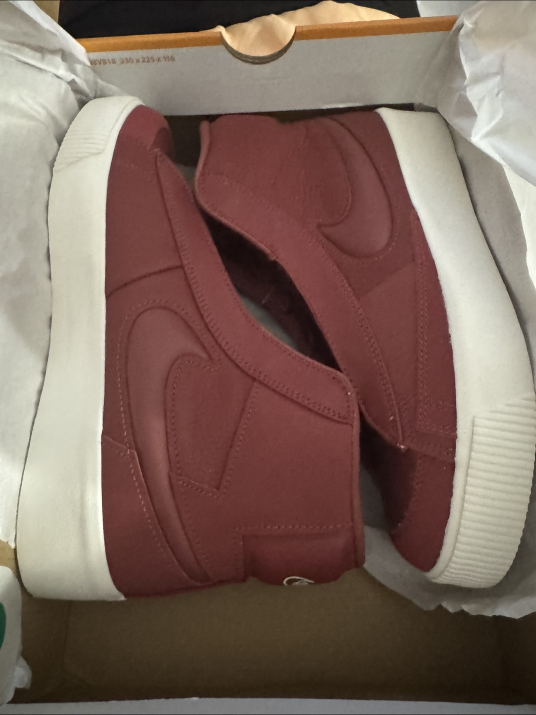 Nike SB Zoom Blazer Mid PRM Night Maroon US 8.5 - photo 2