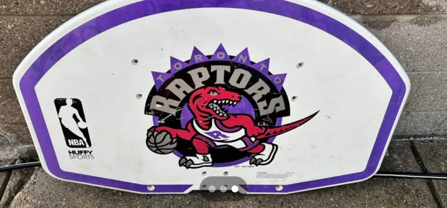 Toronto Raptors NBA Huffy Sports Basketball Backboard thumbnail