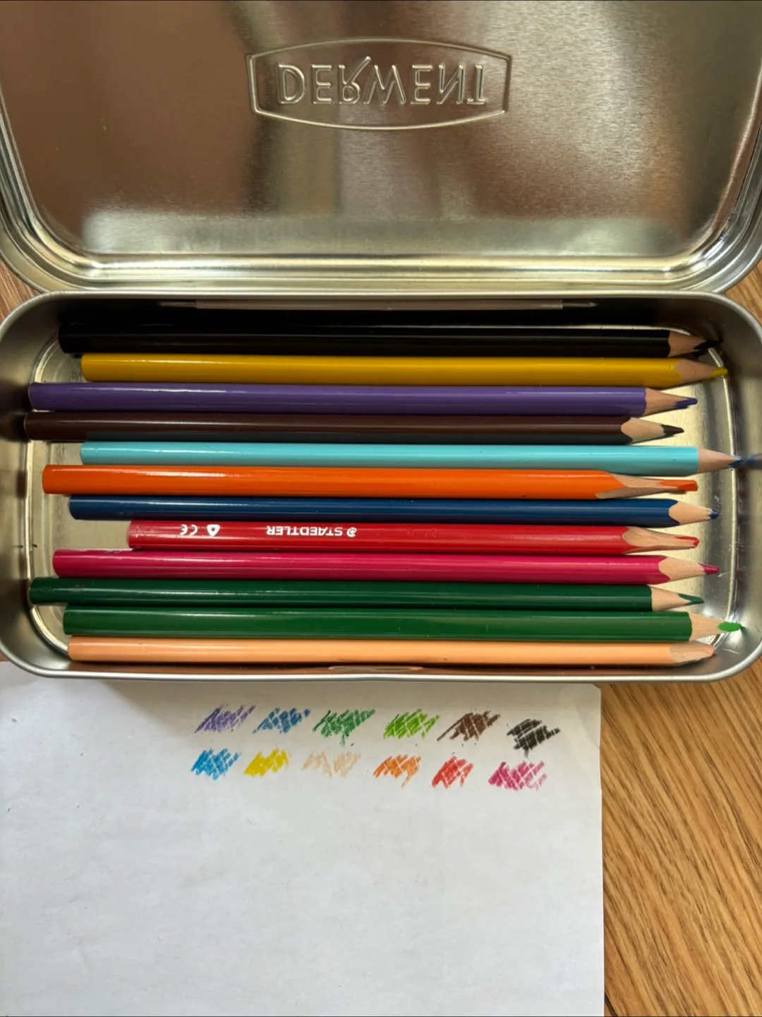 Steadtler triangle shape color pencils - 12 colors thumbnail