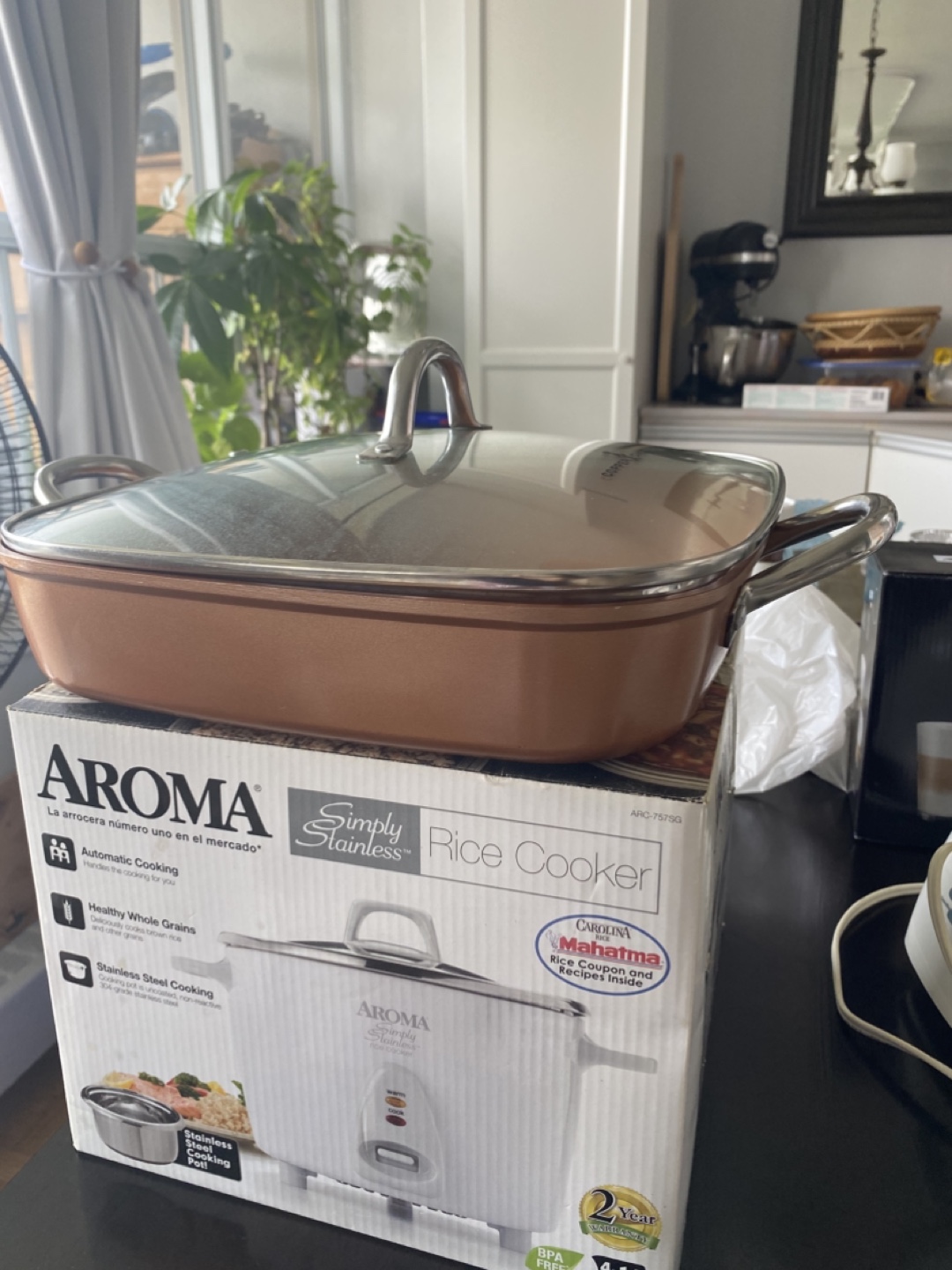 Copper Chef Pan, Aroma Rice Cooker & Kitchen Stuffs