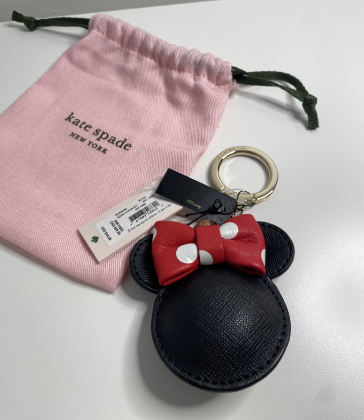 Kate Spade Disney Minnie Mouse Keychain - photo 3