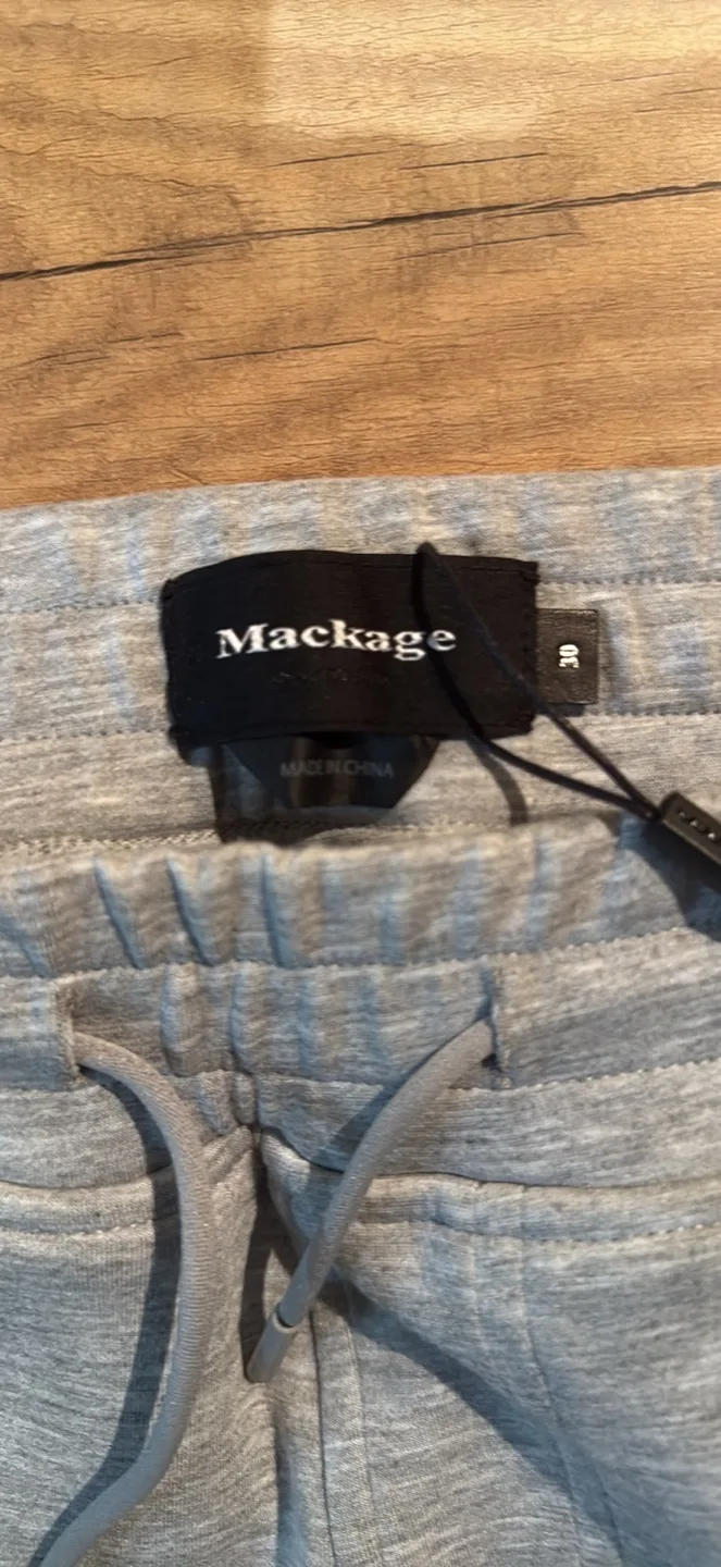 Mackage Grey Joggers Size 38 image indicator(3)