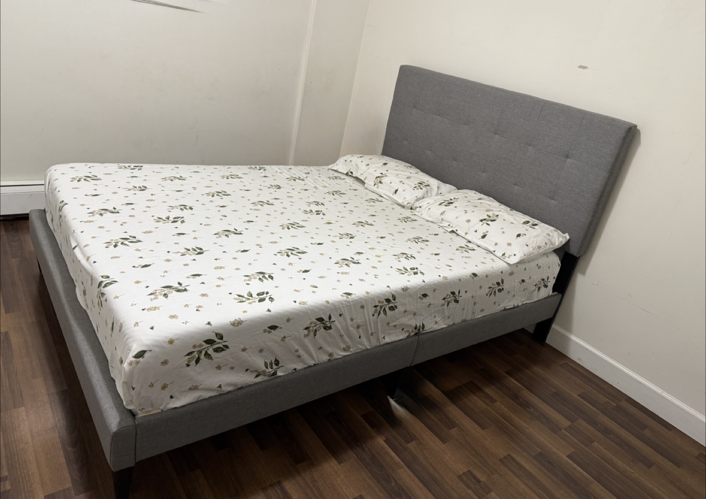 Double  size  grey  Bed Frame - photo 3