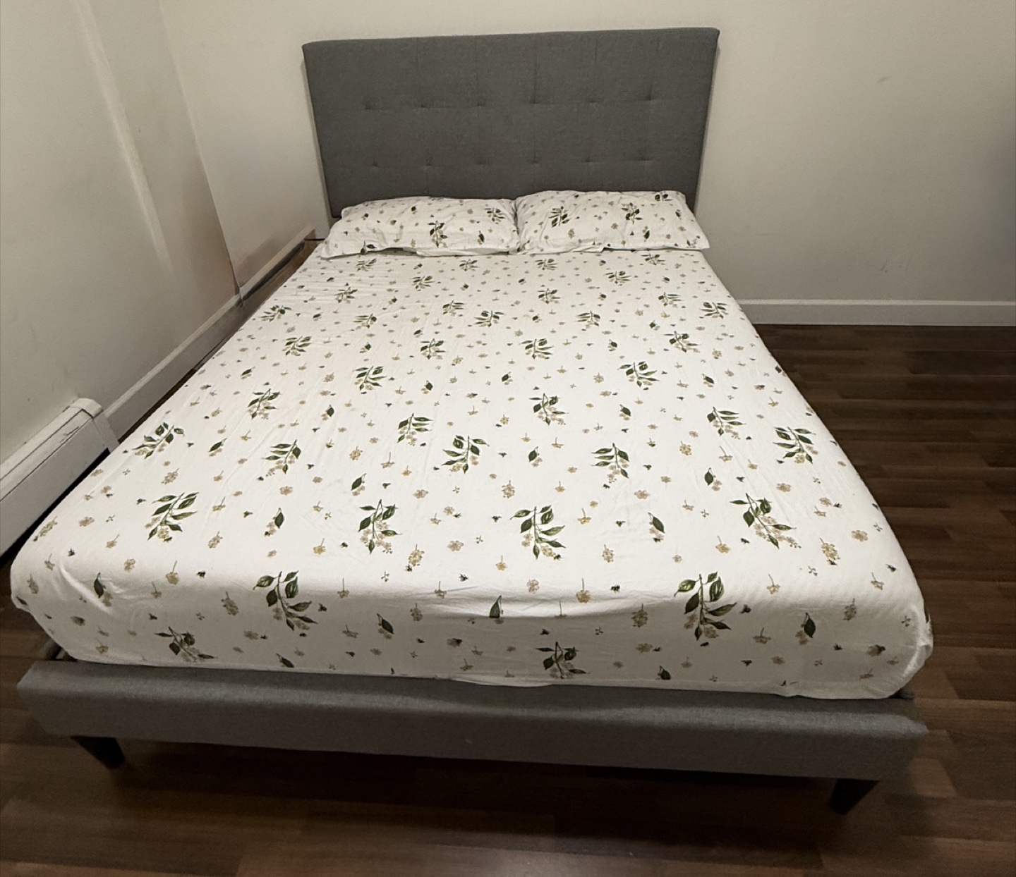 Double  size  grey  Bed Frame - photo 2
