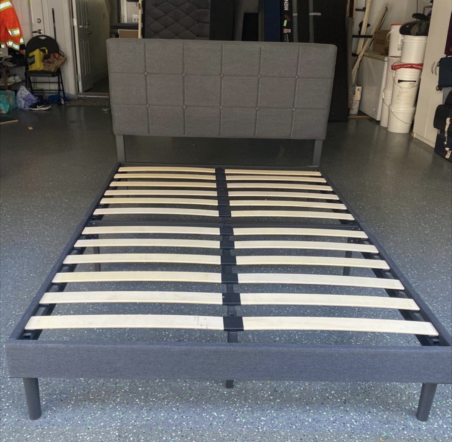 Double  size  grey  Bed Frame