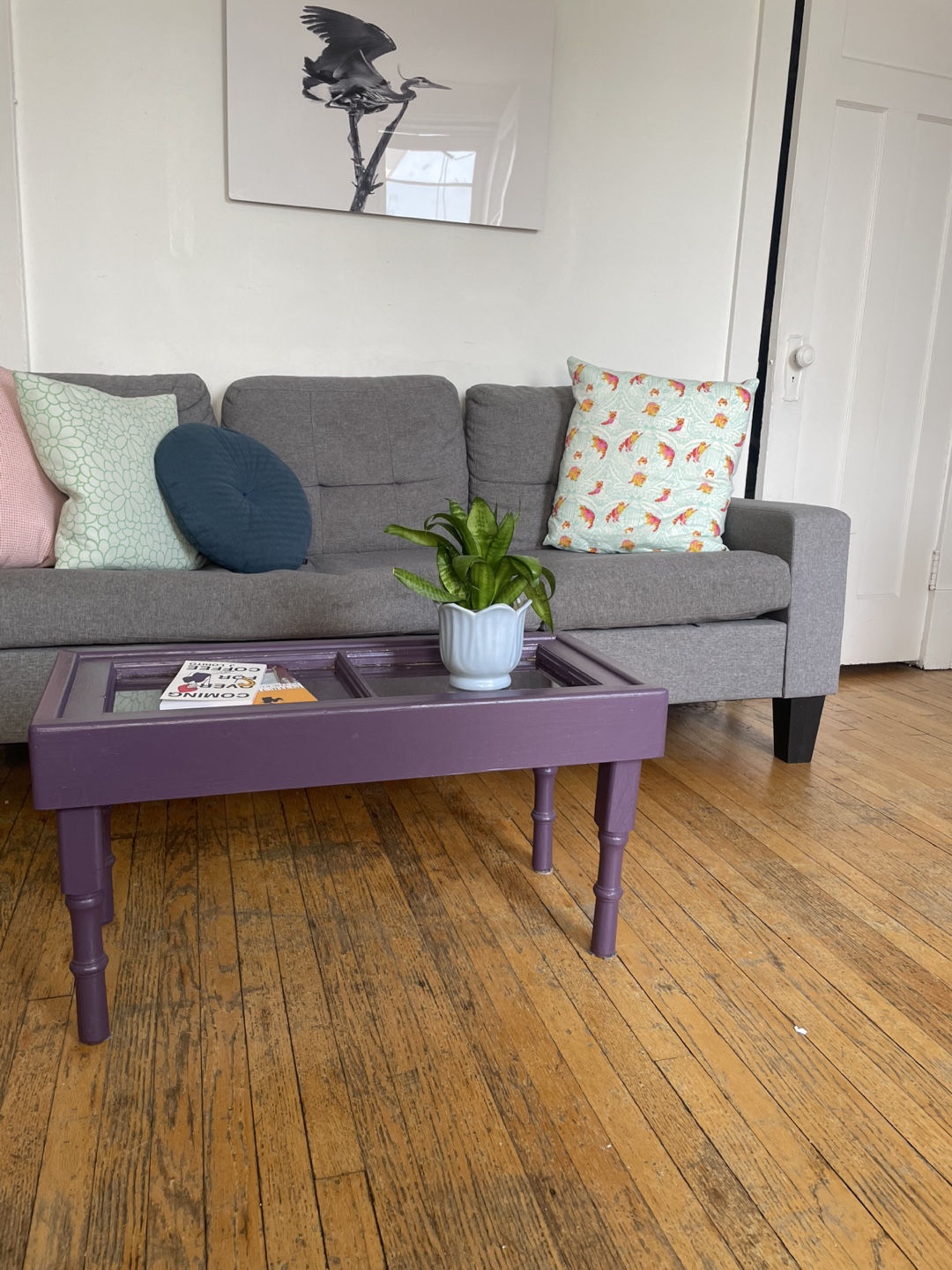Purple Window Coffee Table