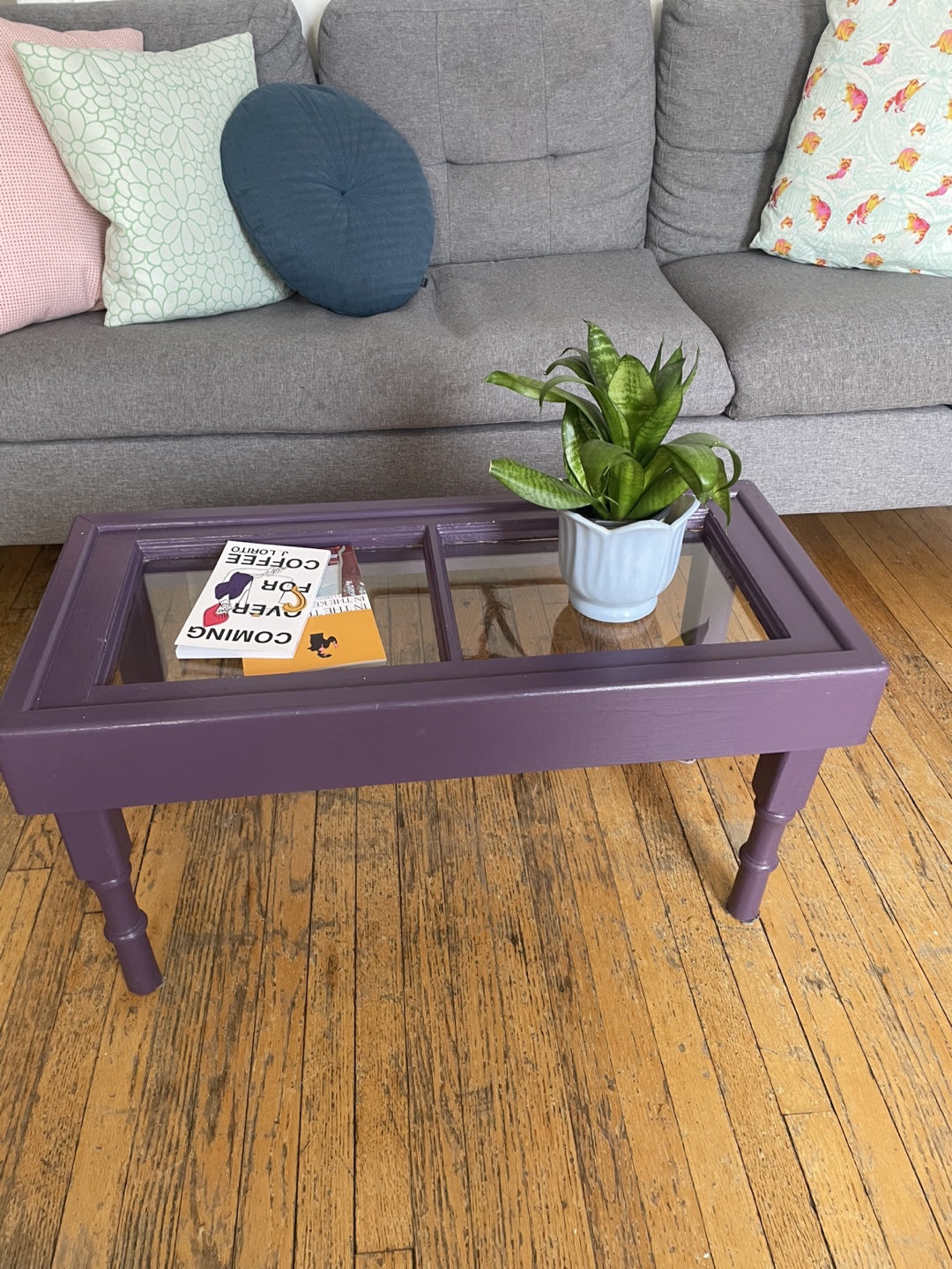 Purple Window Coffee Table - photo 2