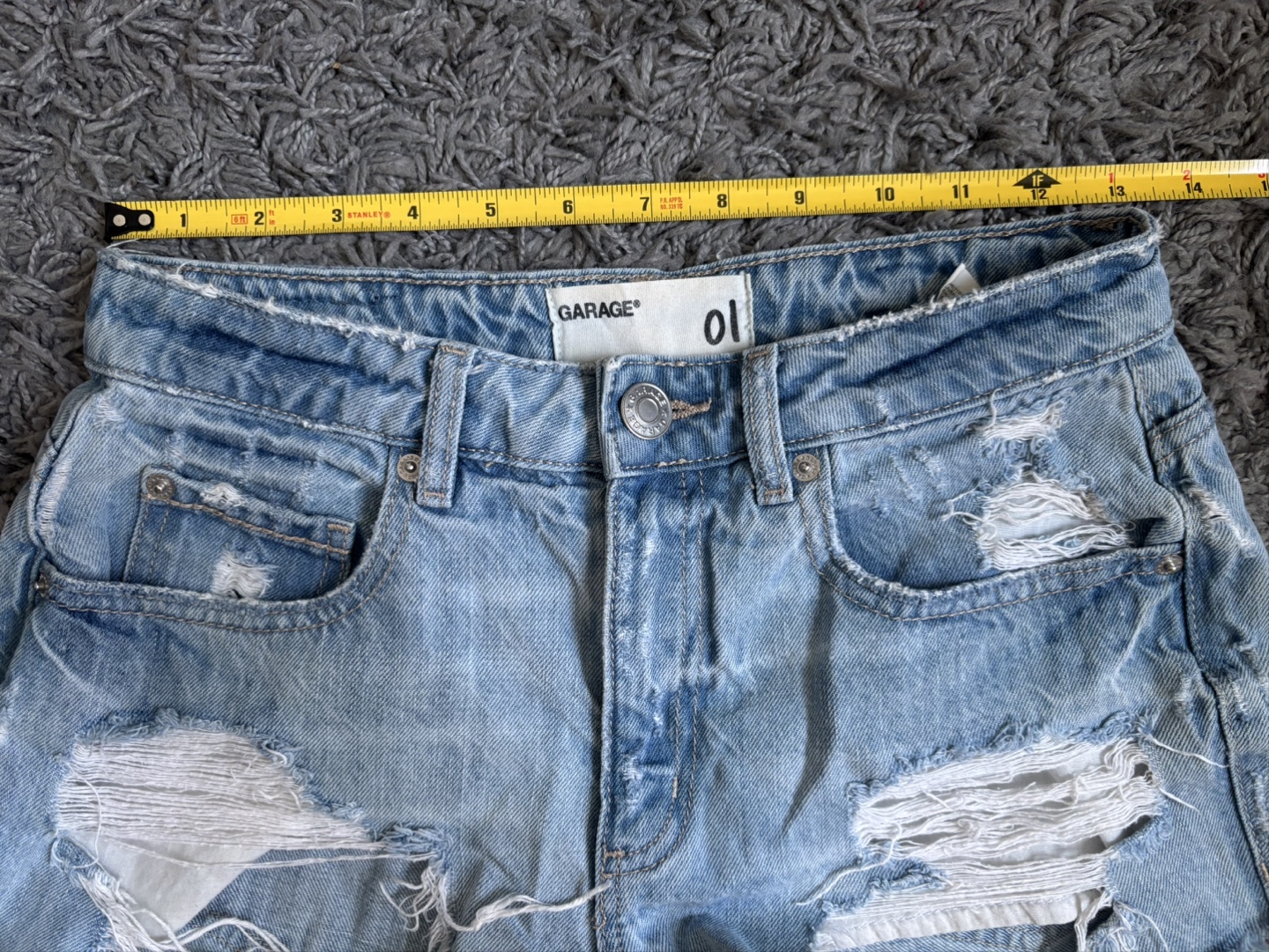 Garage distressed denim shorts - photo 2