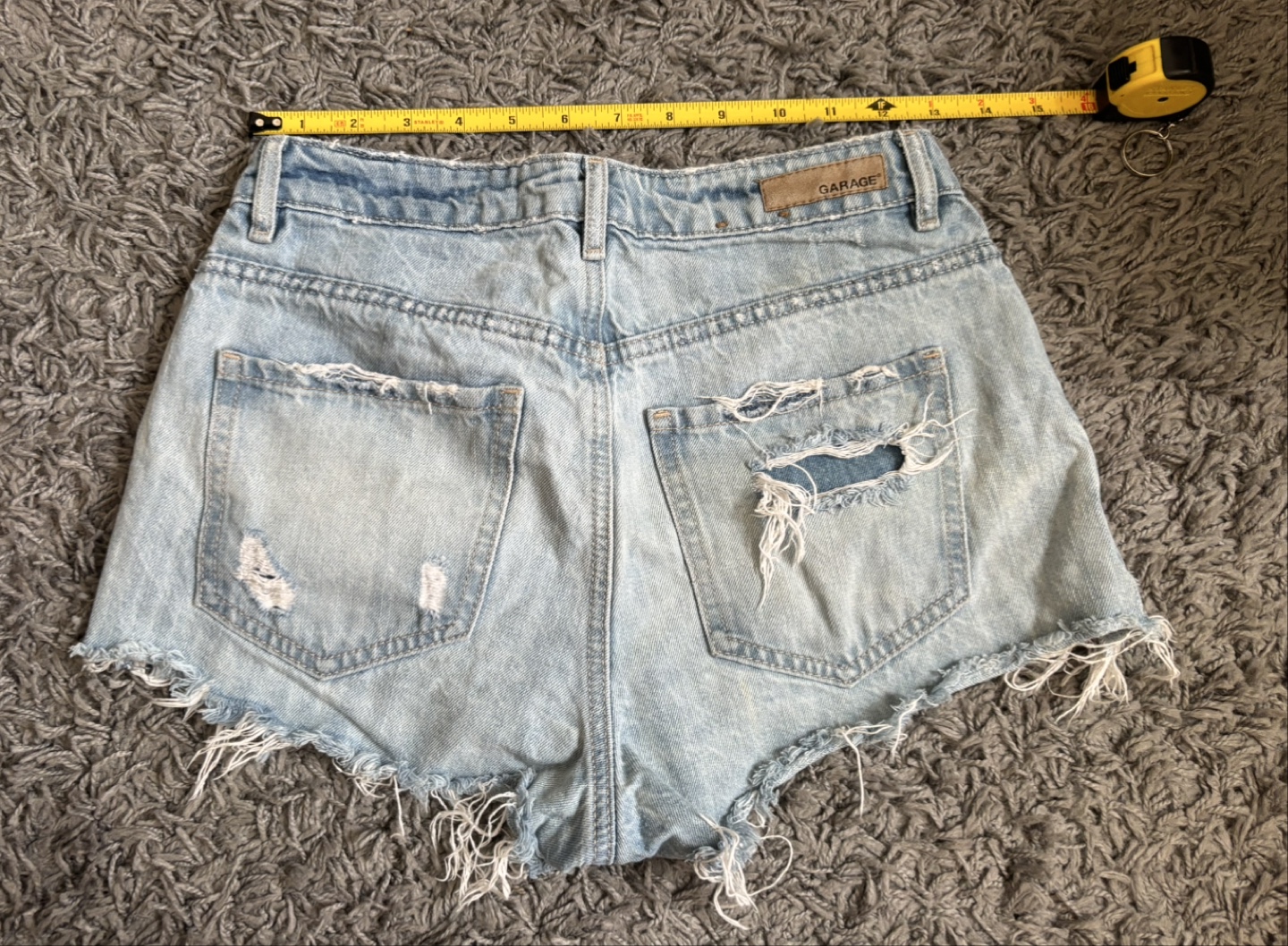 Garage distressed denim shorts - photo 3