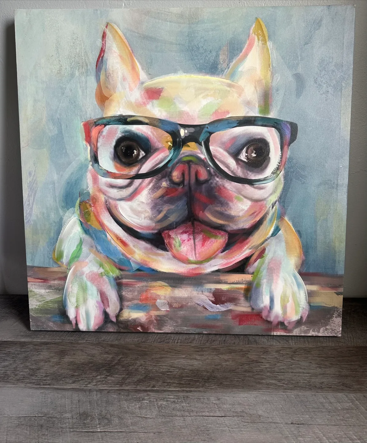 Home Trends Bulldog Canvas Art thumbnail