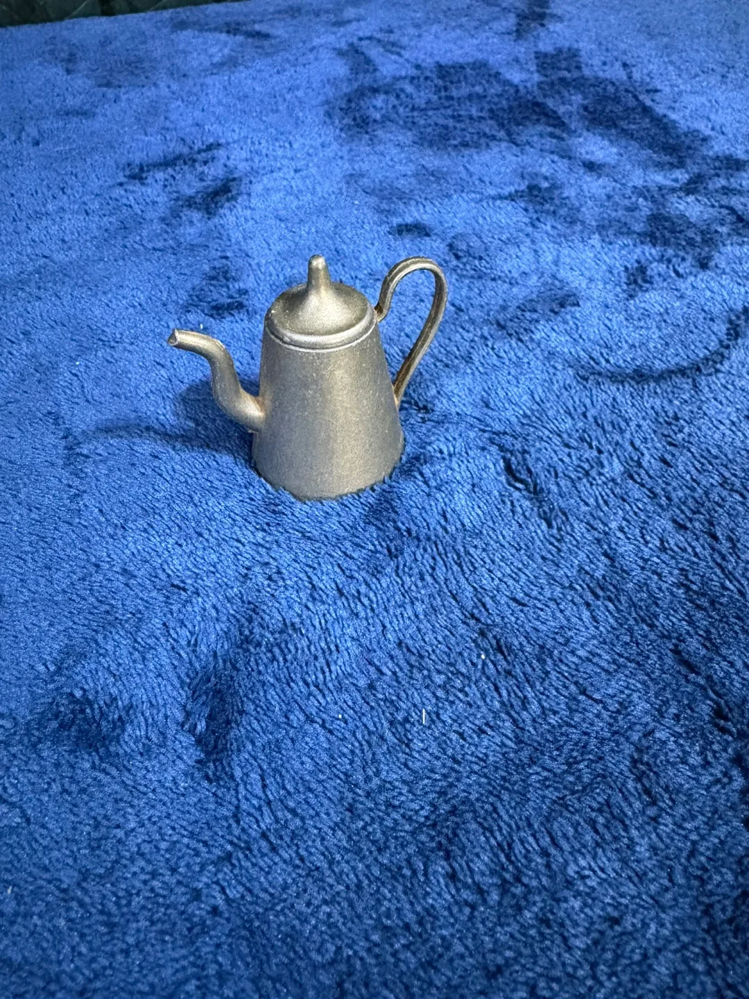 Miniature Pewter Teapot thumbnail