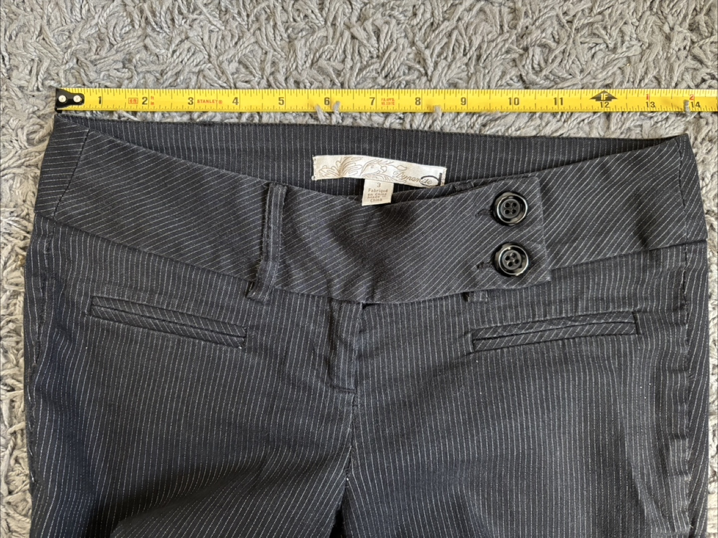 Bootcut pintstripe pants - photo 3