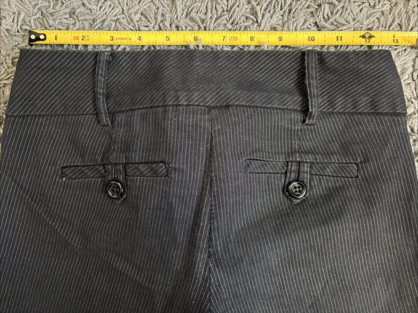 Bootcut pintstripe pants - photo 4