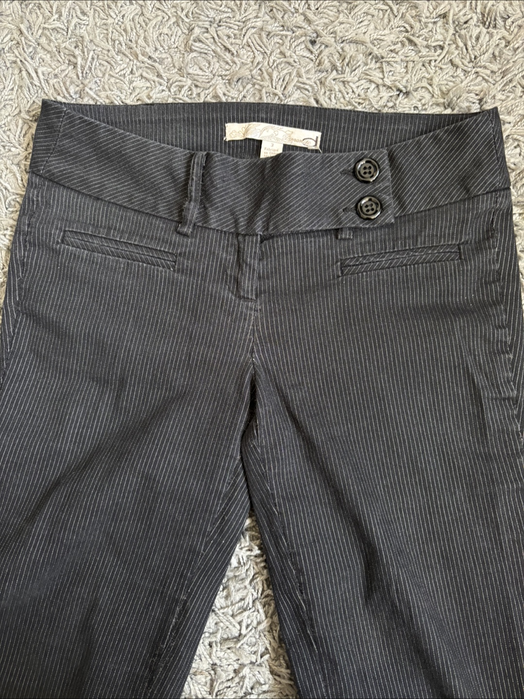 Bootcut pintstripe pants - photo 5