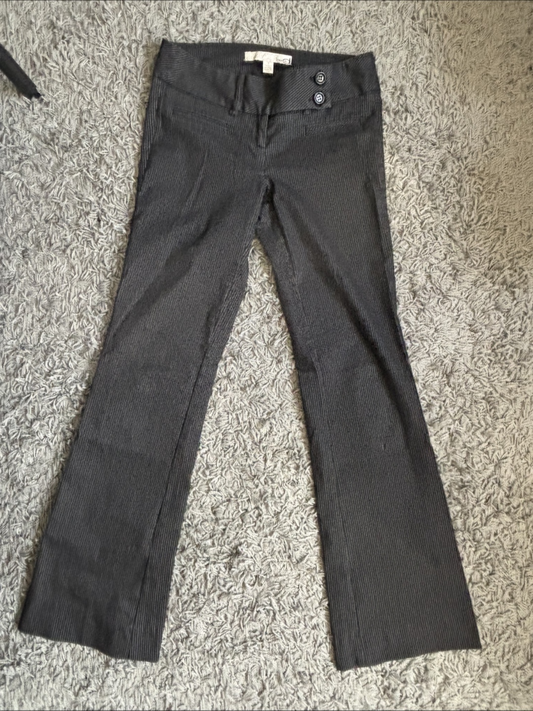 Bootcut pintstripe pants