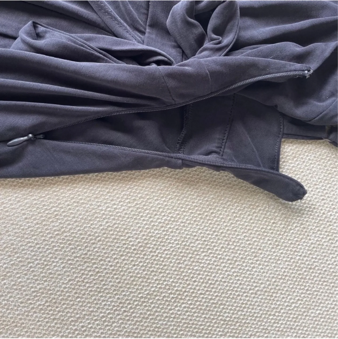 Kimchi Blue Veruca Skorted Wrap Romper Charcoal Grey sz Small image indicator(8)