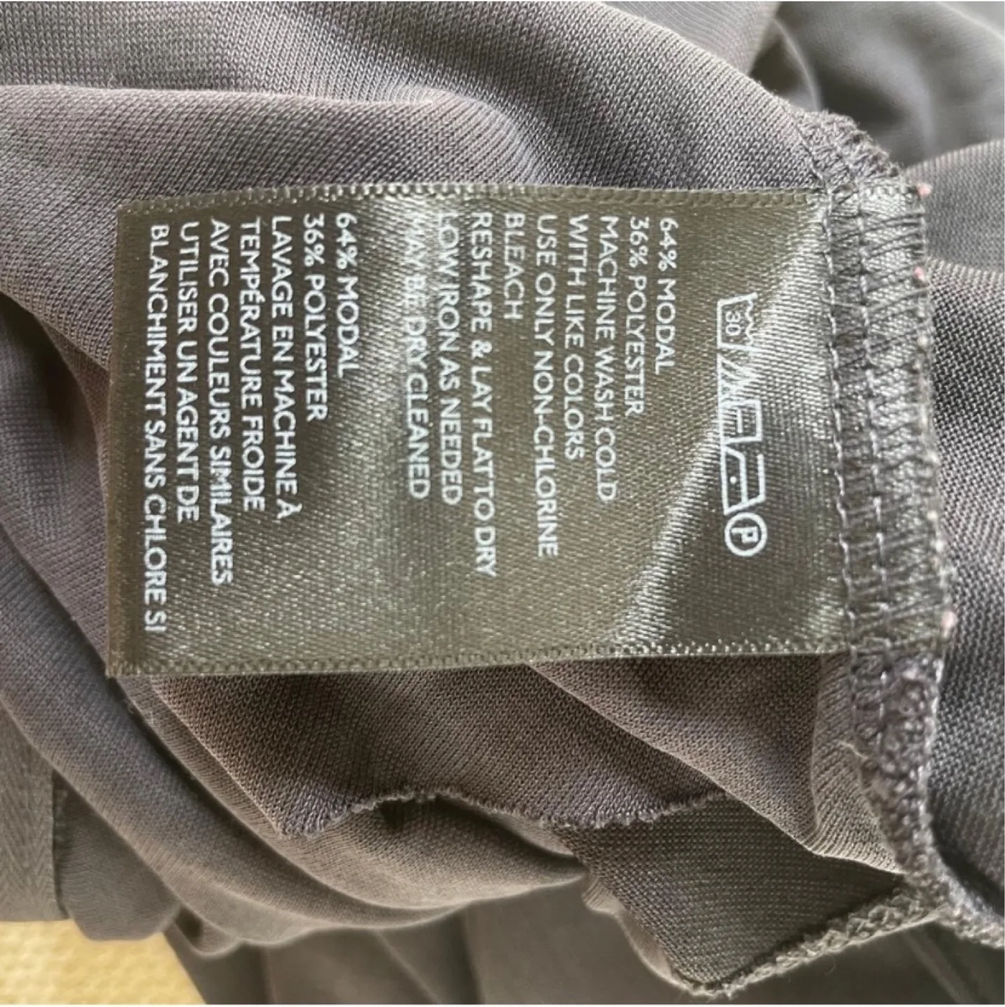 Kimchi Blue Veruca Skorted Wrap Romper Charcoal Grey sz Small image indicator(10)