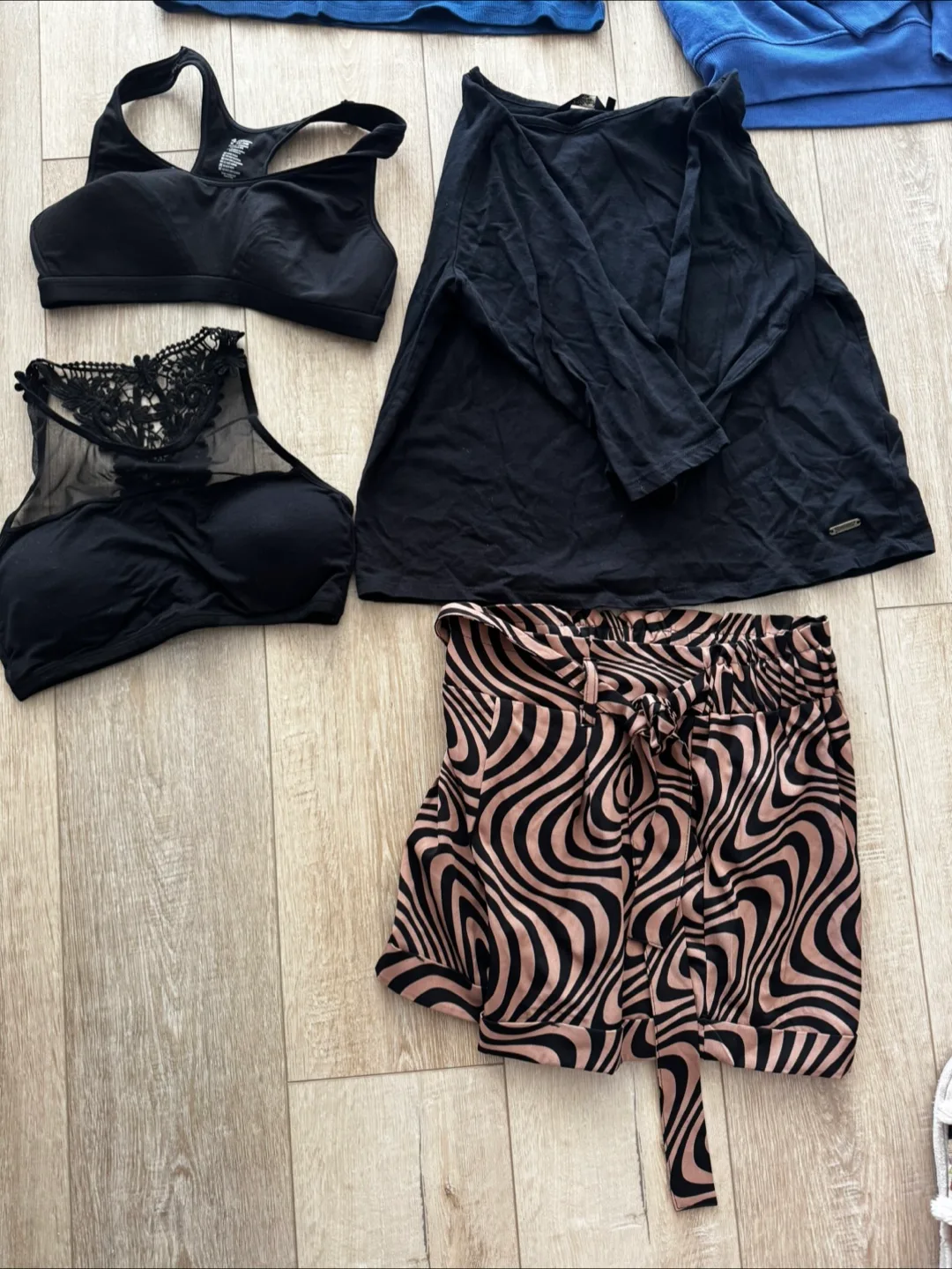 Assorted Women's Clothing - Bras, Top, Shorts thumbnail