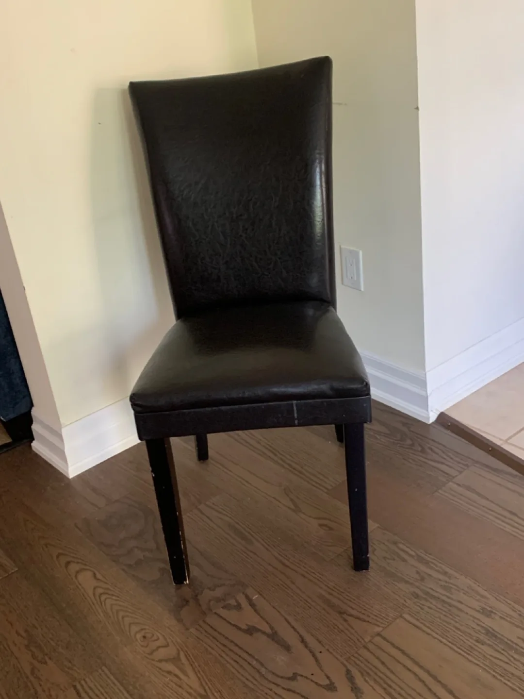 6 Dark Brown Dining Room Chair