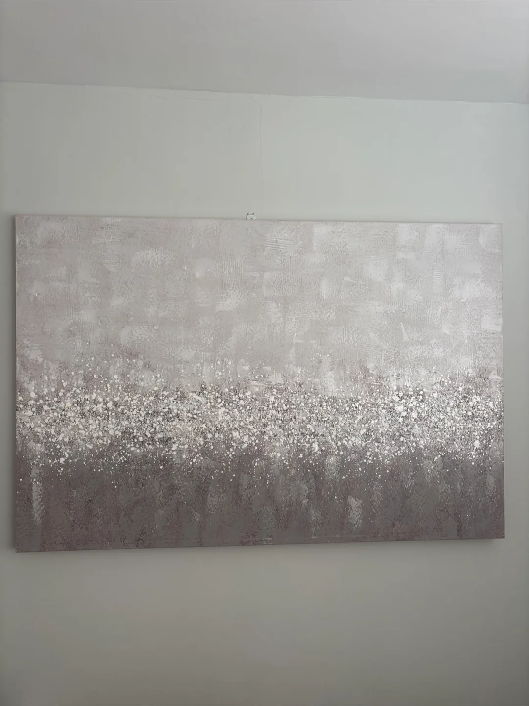 Abstract Gray & White Wall Art