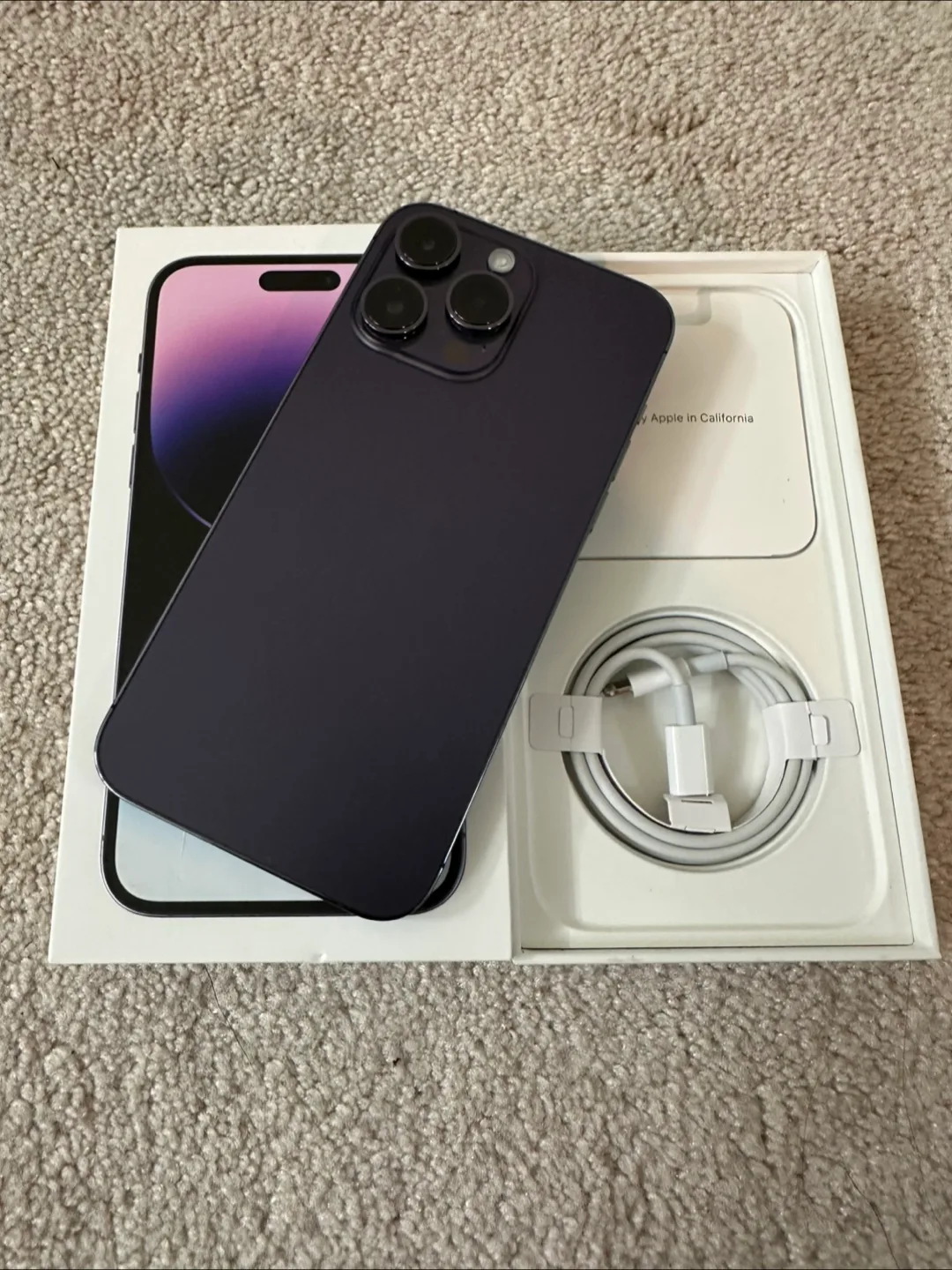 100% battery iPhone 14 Pro Max 128GB thumbnail