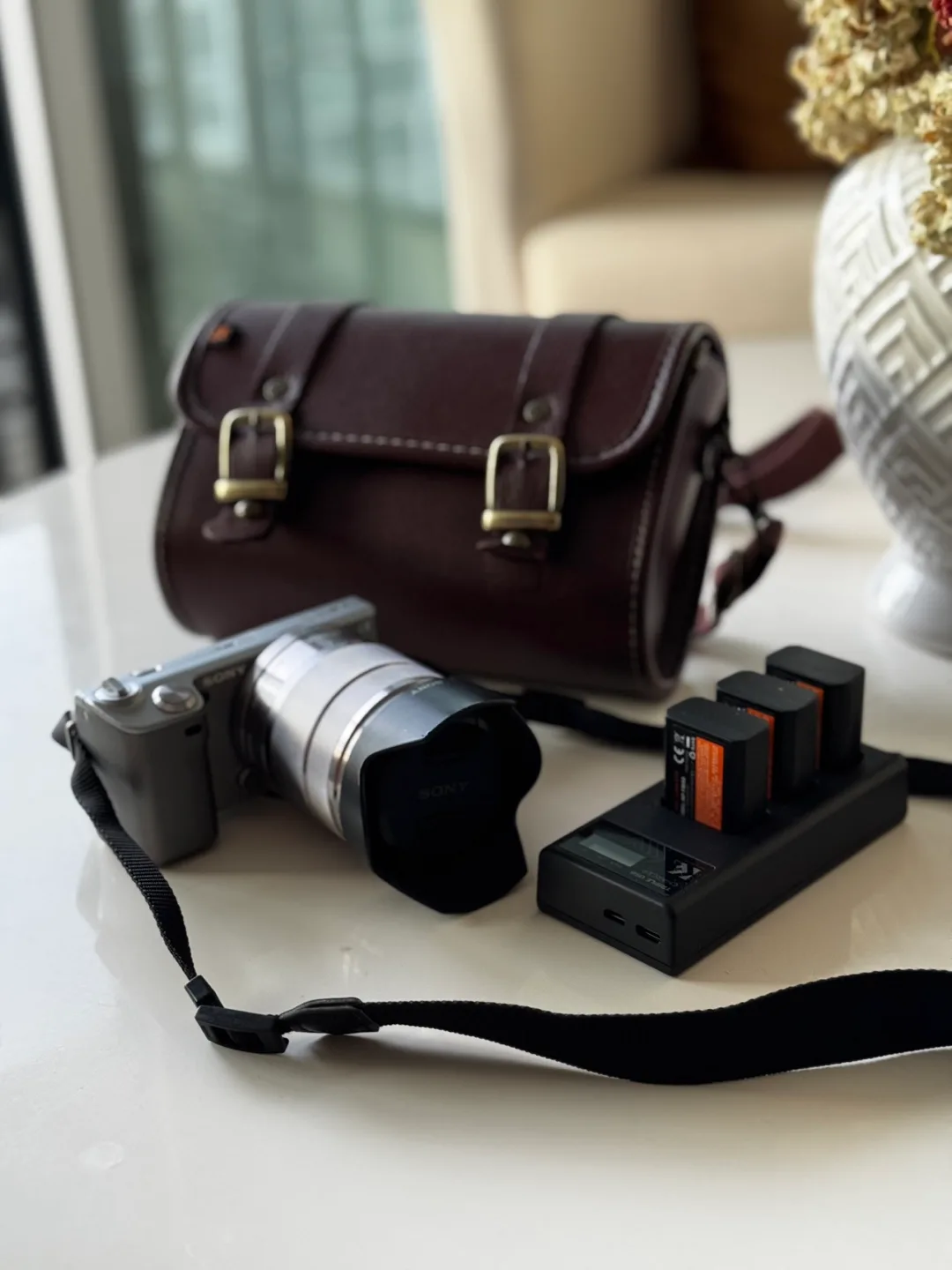 Sony Alpha Nex-6 Camera with Bag, Batteries, Charger thumbnail