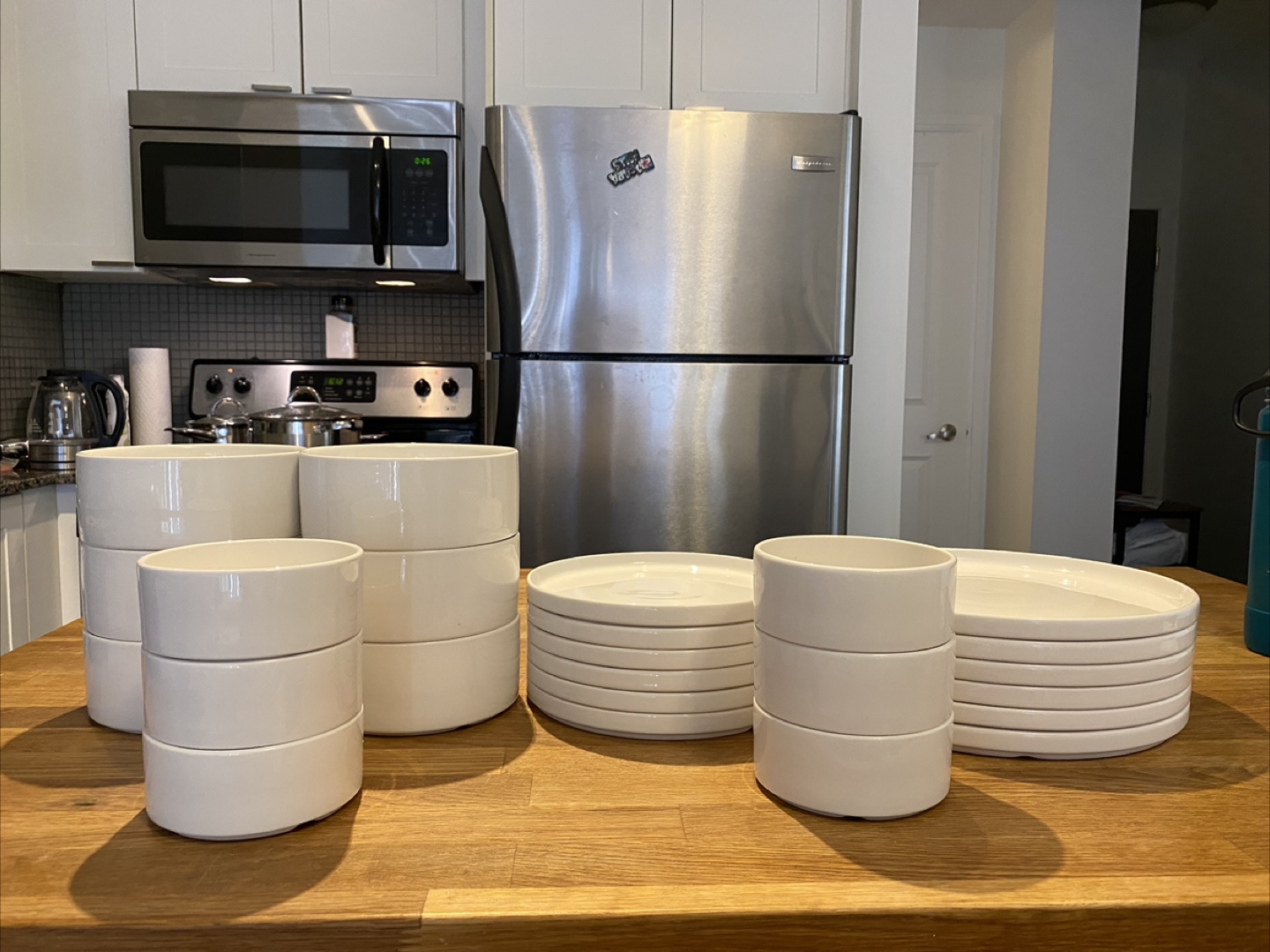 White Dinnerware Set - Plates & Bowls - photo 2