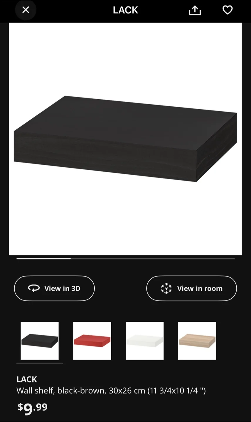 IKEA Wall shelf / floating shelf thumbnail