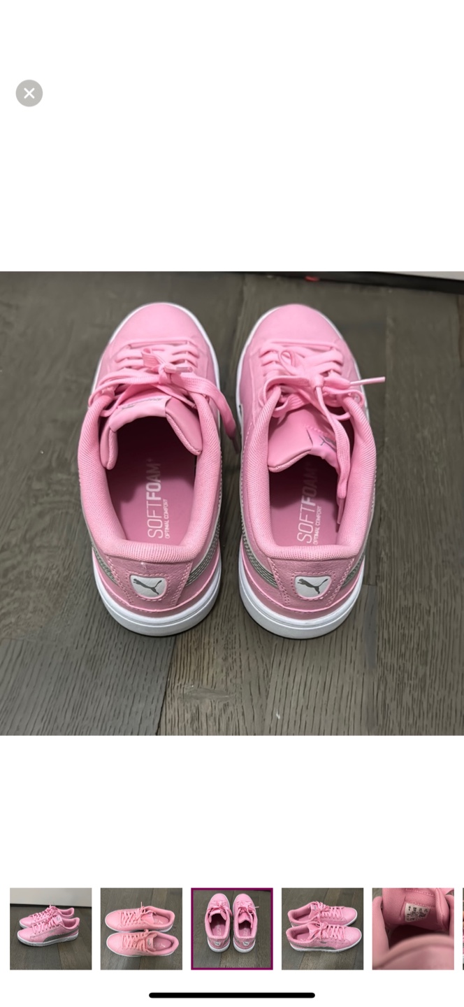 Puma Pink Sneakers - Size 7 - photo 3