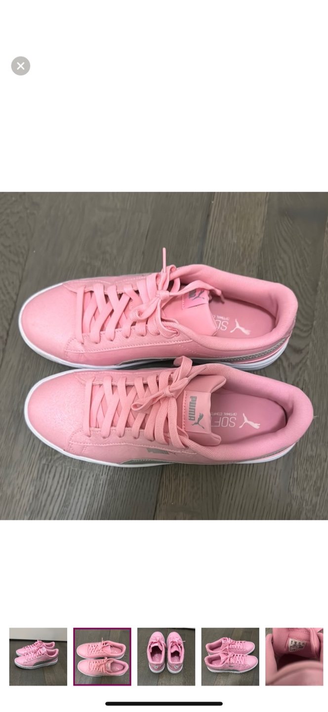 Puma Pink Sneakers - Size 7 - photo 2