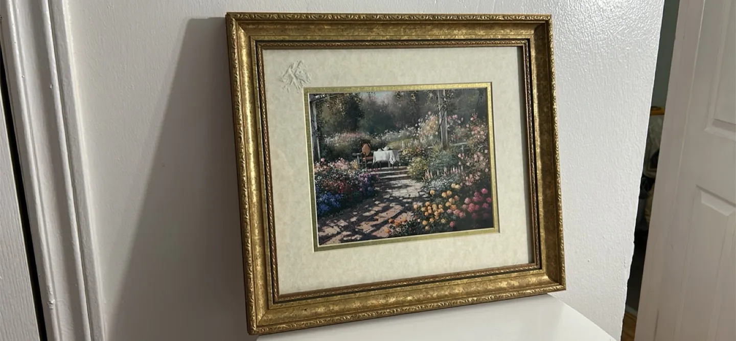 Framed Floral Garden Print thumbnail
