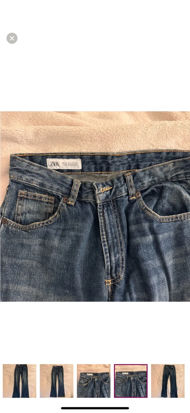Zara Denim Jeans - Size 38 (US 6) image indicator(4)