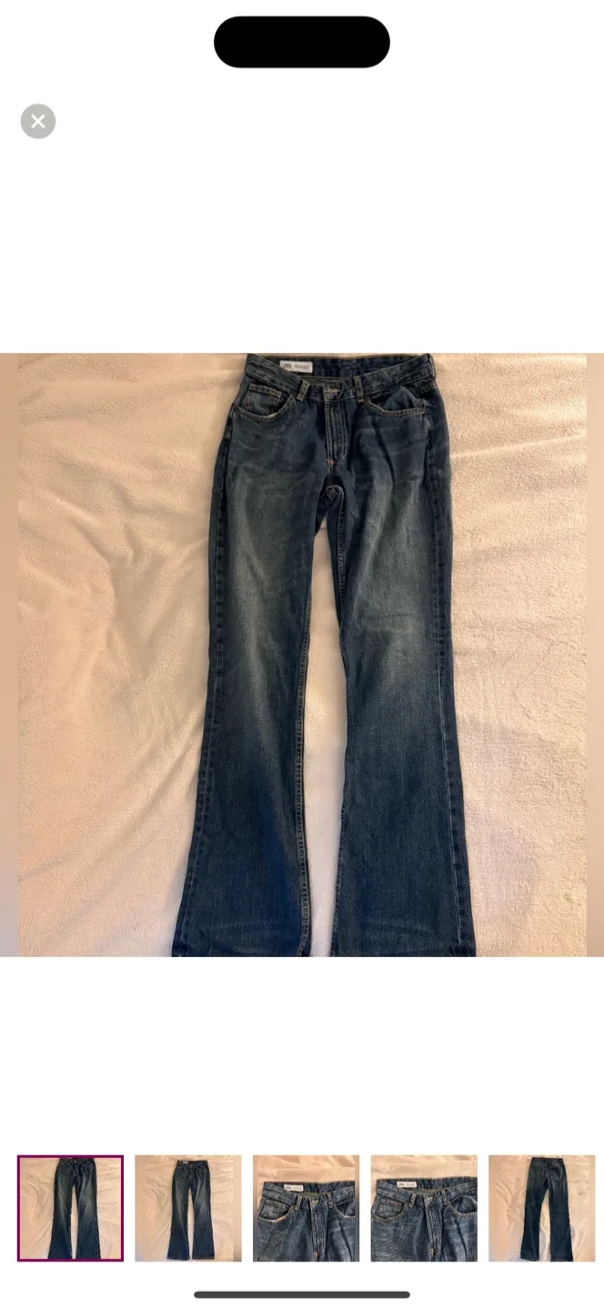 Zara Denim Jeans - Size 38 (US 6) thumbnail