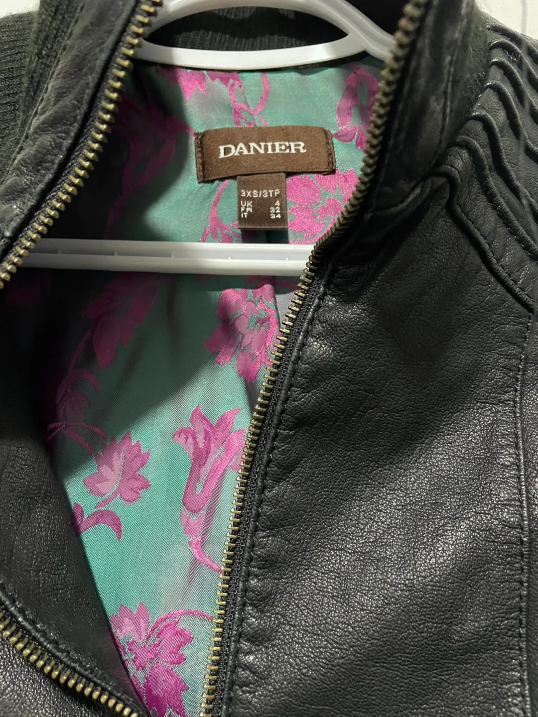 Danier Black Leather Jacket image indicator(2)