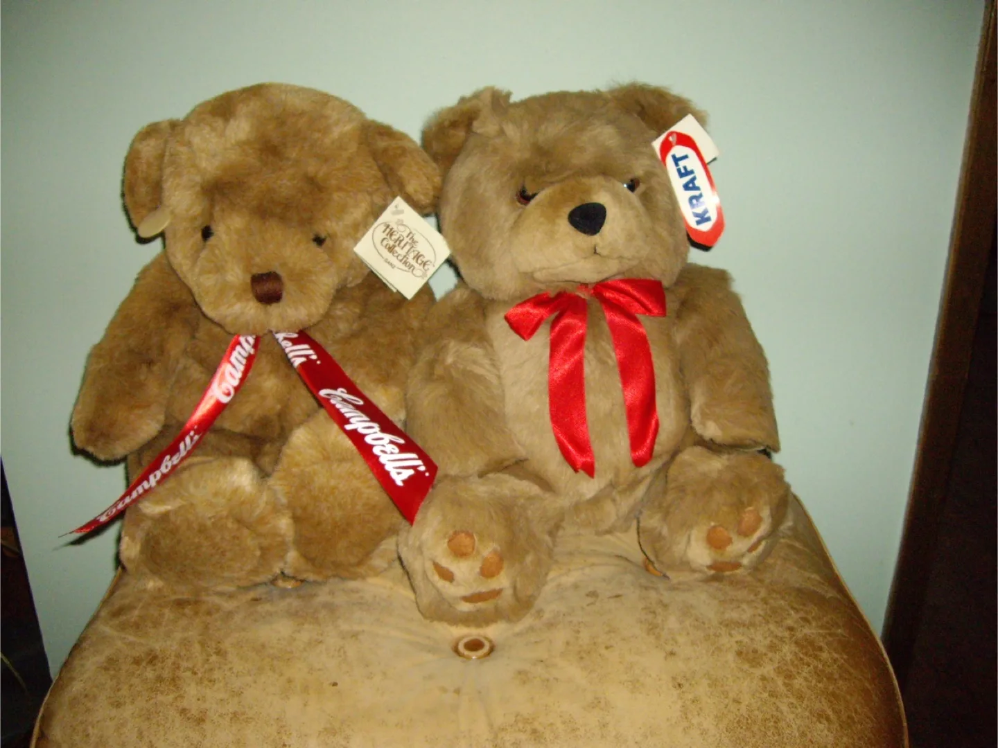 Vintage Campbell's Soup & Kraft Teddy Bears thumbnail