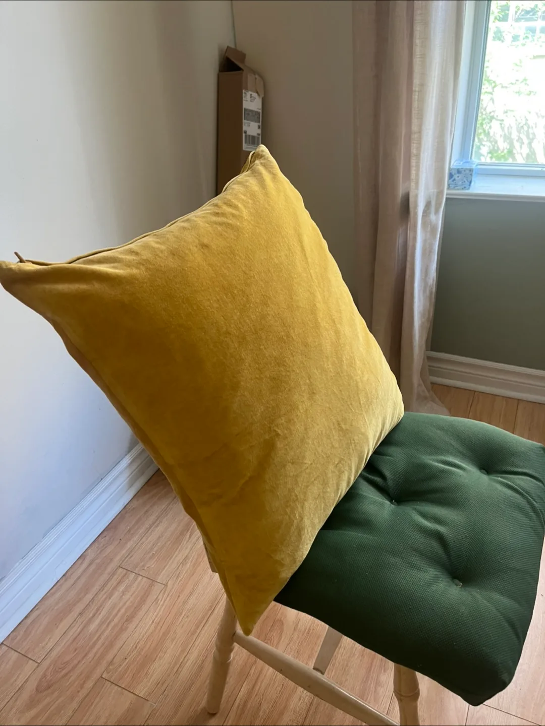 Yellow ikea Throw Pillow thumbnail
