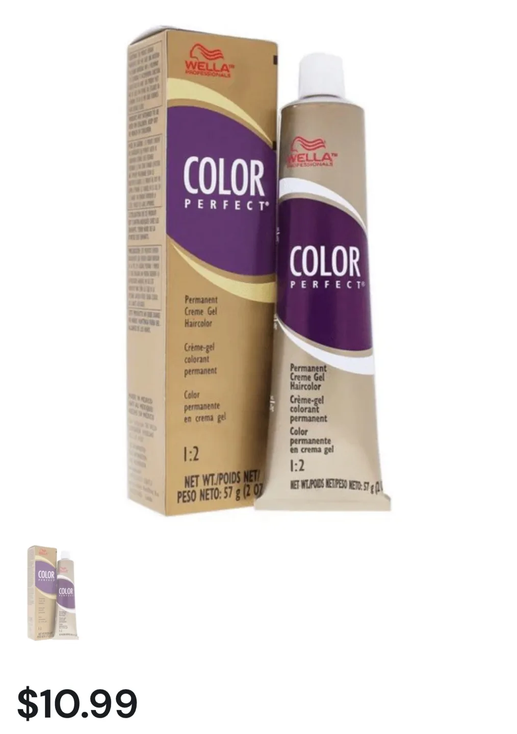 Wella Color Perfect 9A Pale Ash Blonde 2oz image indicator(4)
