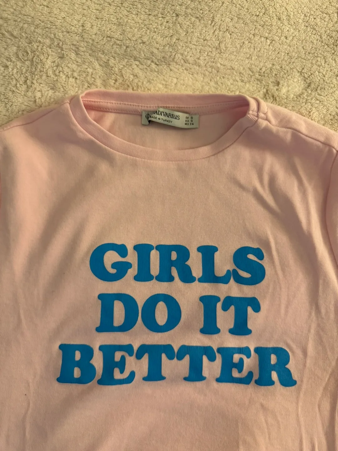 Pink 'Girls Do It Better' Tee - Size S image indicator(2)